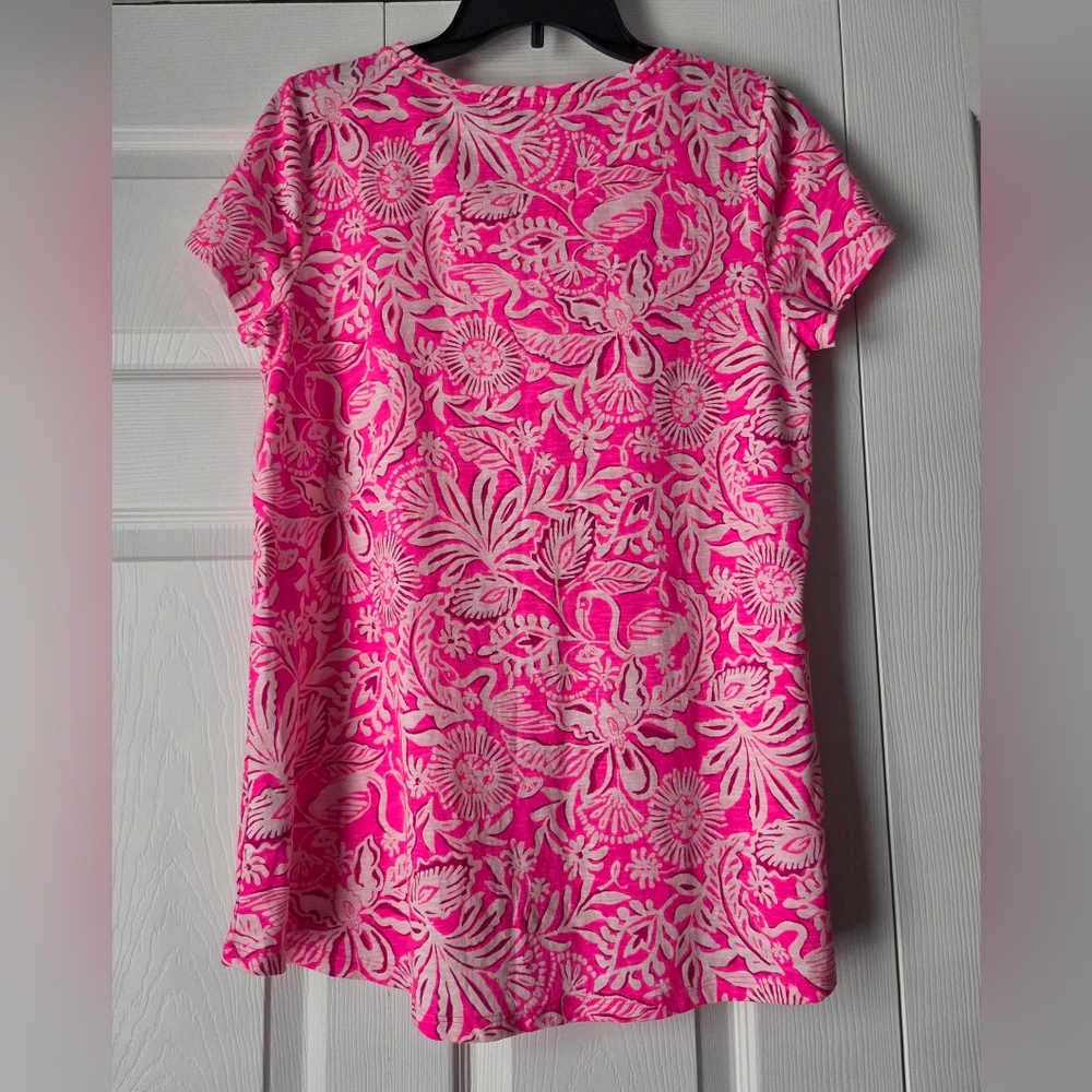 NWOT Lilly Pulitzer Etta Scoop-Neck Top - Picture 7 of 11